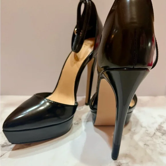 Shoe Dazzle Black Patent Heels with Stiletto - Picture 6 of 6